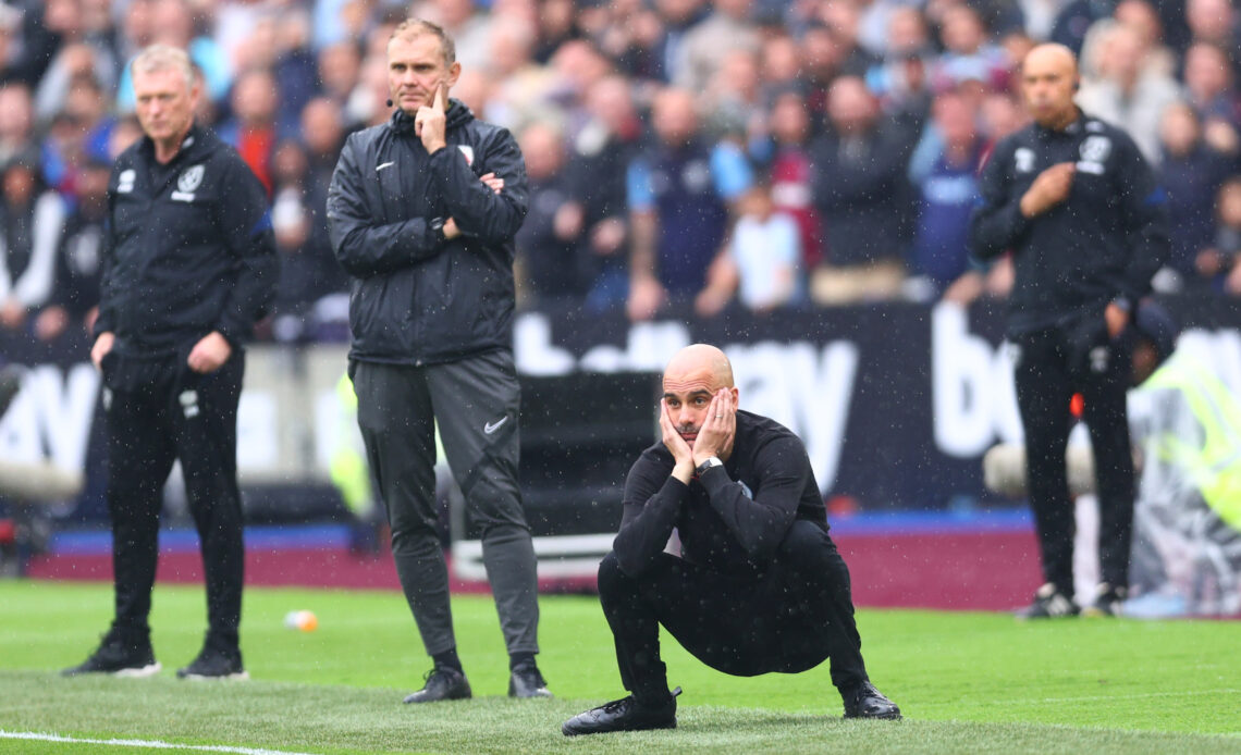 Pep Guardiola, allenatore del Manchester City