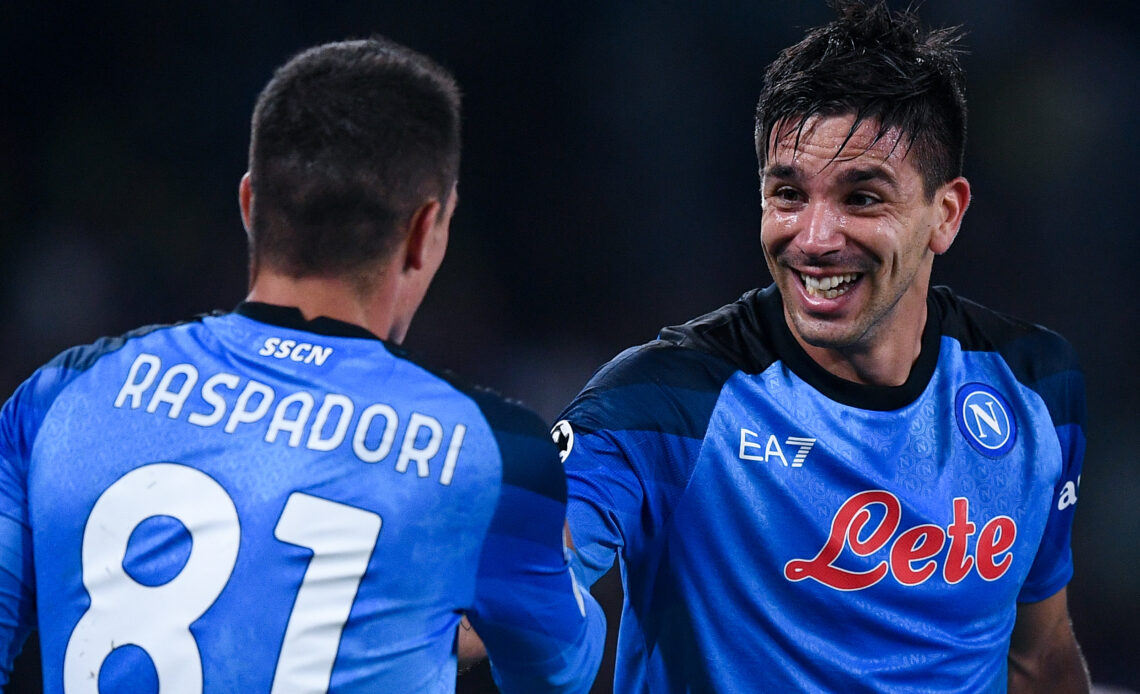 raspadori simeone napoli
